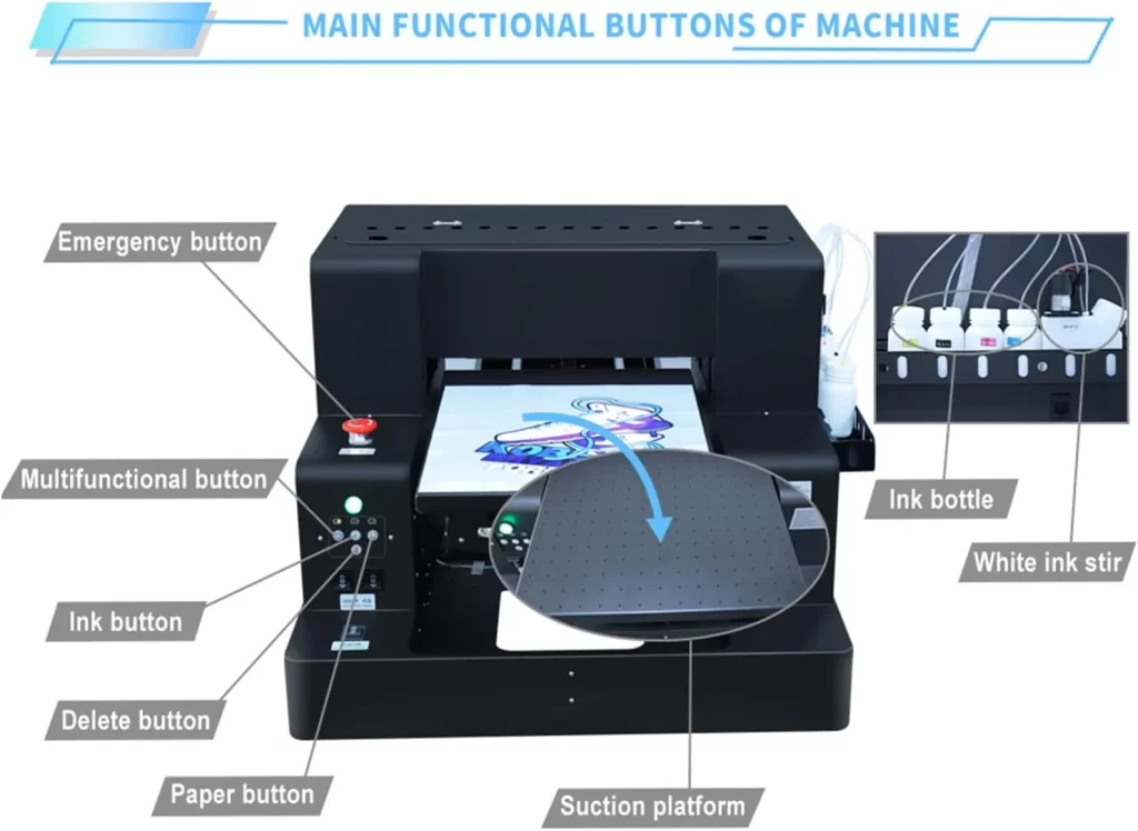 DTF DTG Printer Gilding T Shirts Transfer Film DTF Printing Machine