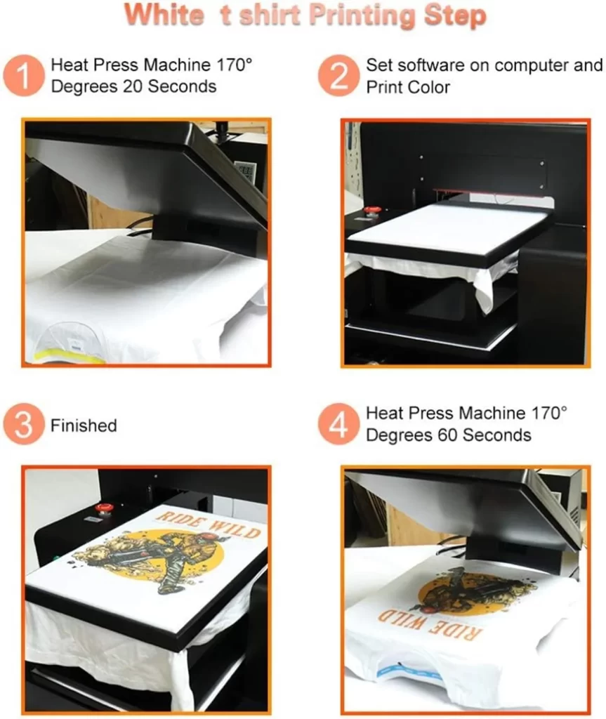 DTG Printer T-Shirt Printing Machine A4 Size DTG Printer Machine