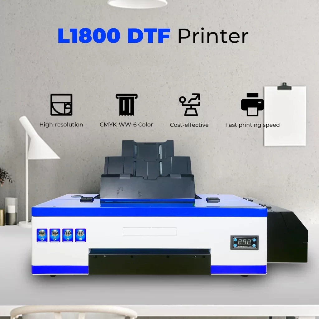 PUNEHOD A3 DTF Printer,L1800 Transfer Printer with White Ink