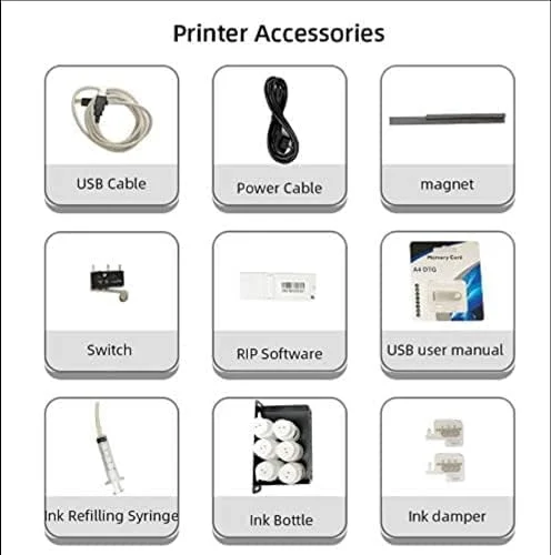 cxb A4 DTG Printer, t-shirt Printing Machine, with Textile Ink