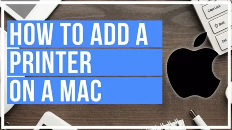 How to Add a Printer to a Mac